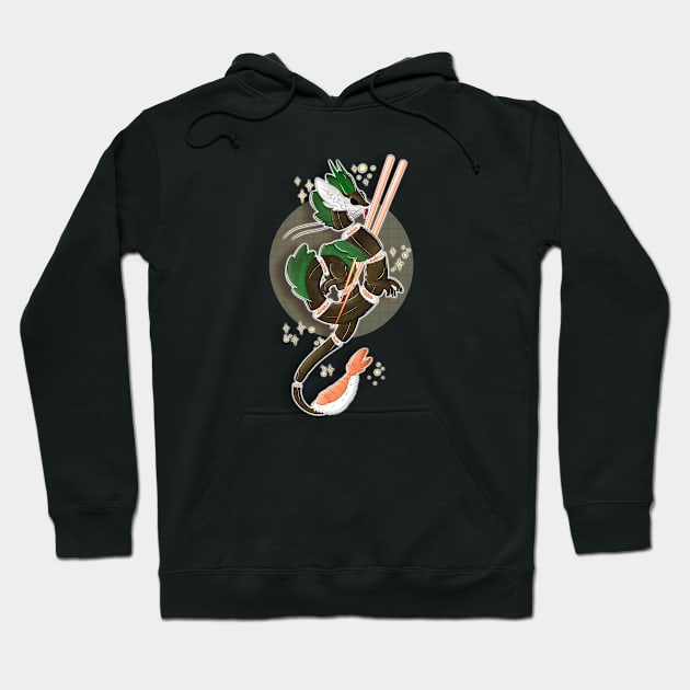 Livs sushi dragon Hoodie by Kylieotter